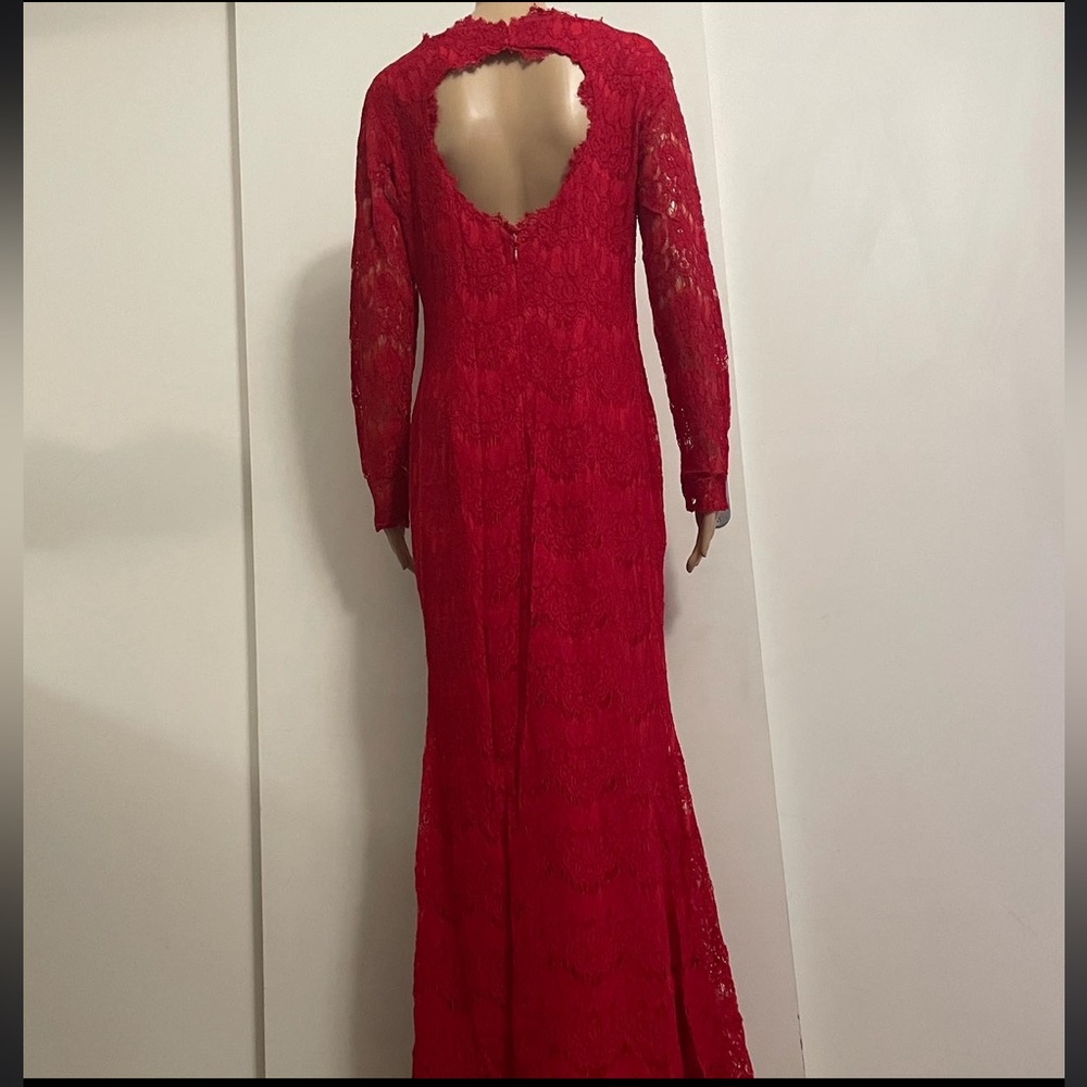 Red Lace Ferrari Dress - Picture 2 of 9